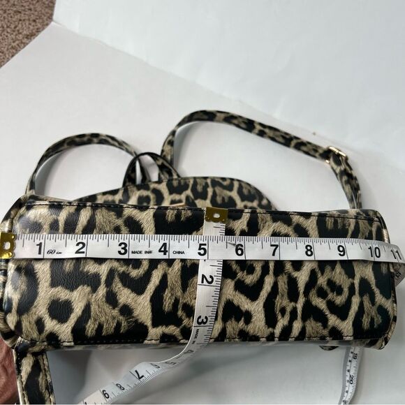 Aldo Cuveth Medium Size Leopard Print Backpack Purse - Picture 14 of 16
